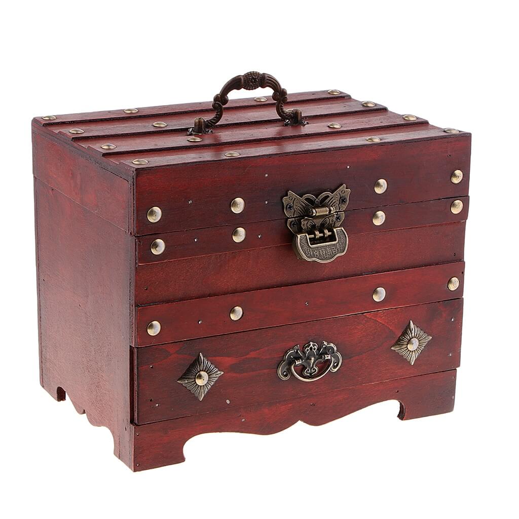 Ancienne Petite boite en bois type boîte à bijoux souvenir de Nîmes  provencal