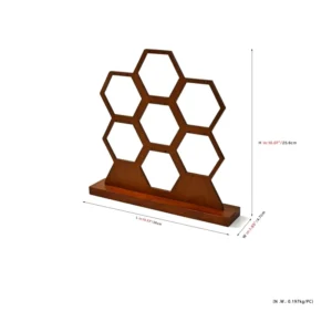 Présentoir boucle d'oreille bois