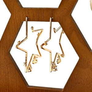 Présentoir boucle d'oreille bois