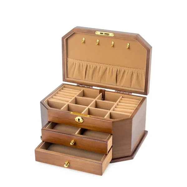 Coffret à bijoux en bois