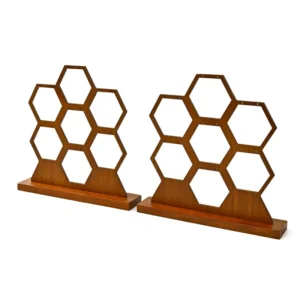 Présentoir boucle d'oreille bois