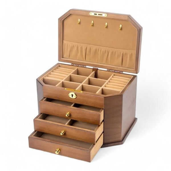 Coffret à bijoux en bois