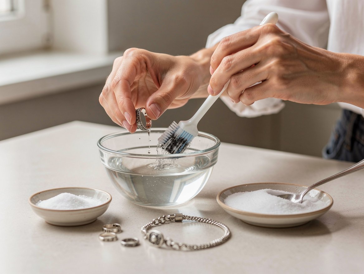 Comment enlever l'oxydation sur les bijoux avec du vinaigre blanc ou du bicarbonate