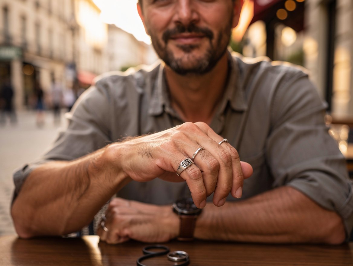 Bague au pouce pour un homme : que symbolise-t-elle ? – bague pouce signification