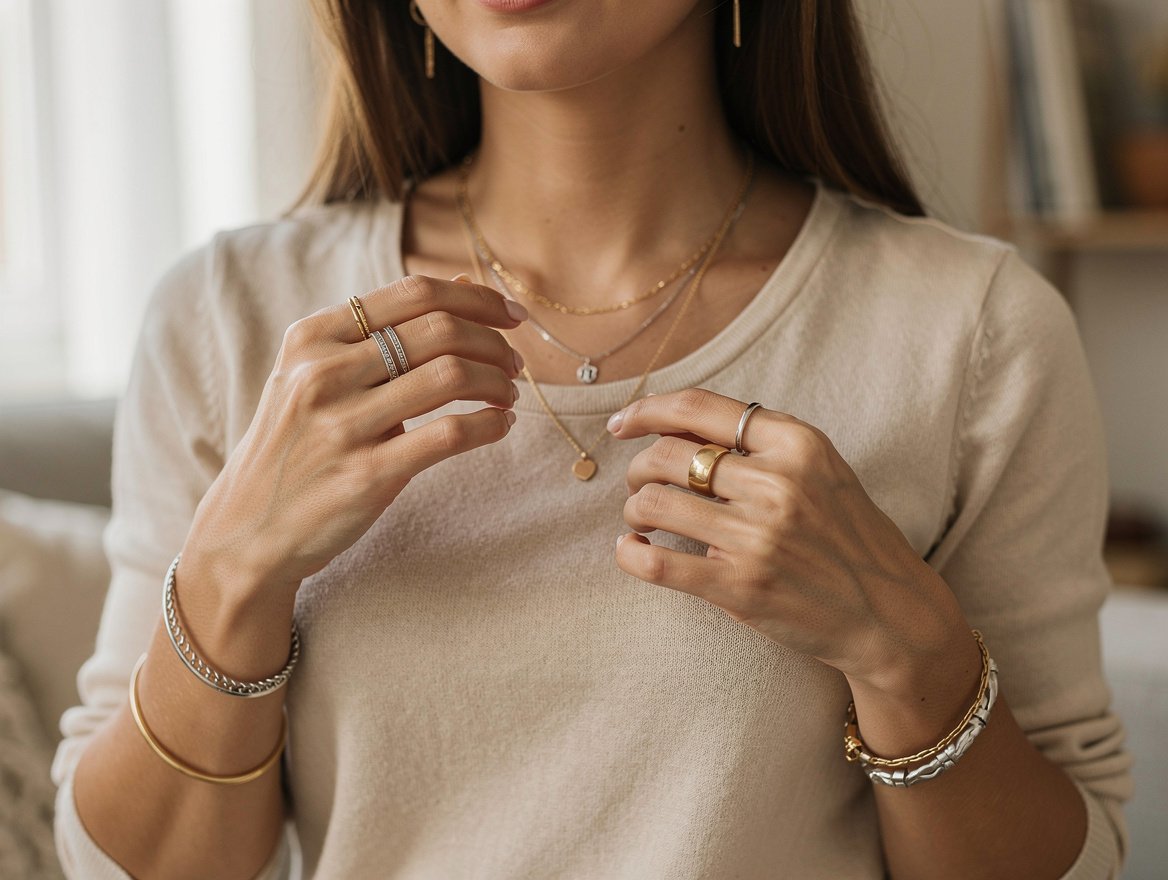 Peut-on vraiment mélanger les métaux ? Le mix-and-match expliqué – comment assortir ses bijoux