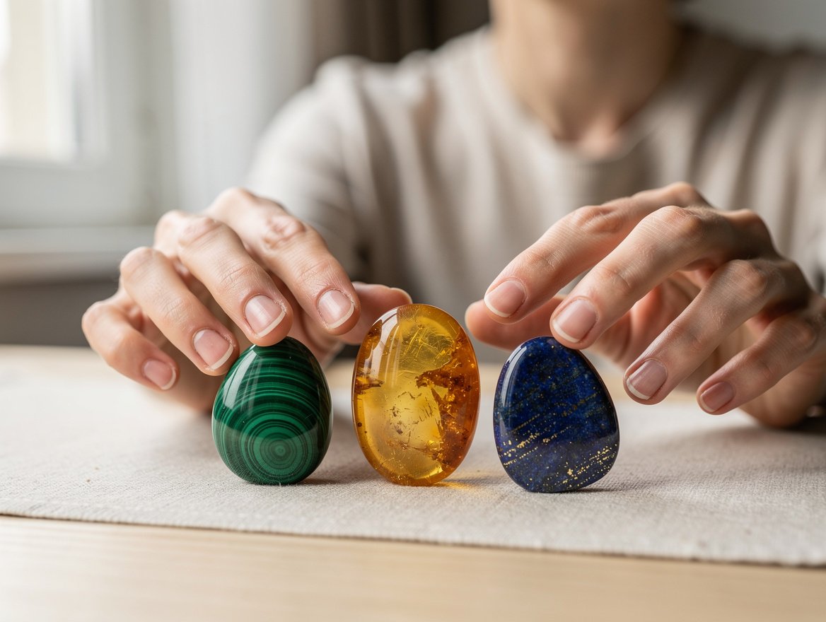 Pierre verte, ambre, lapis lazuli : quand la couleur porte la signification – signification des pierres