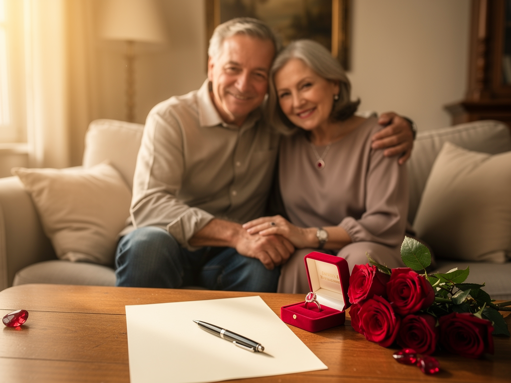 Texte et poème pour noces de rubis : comment trouver les mots parfaits ?