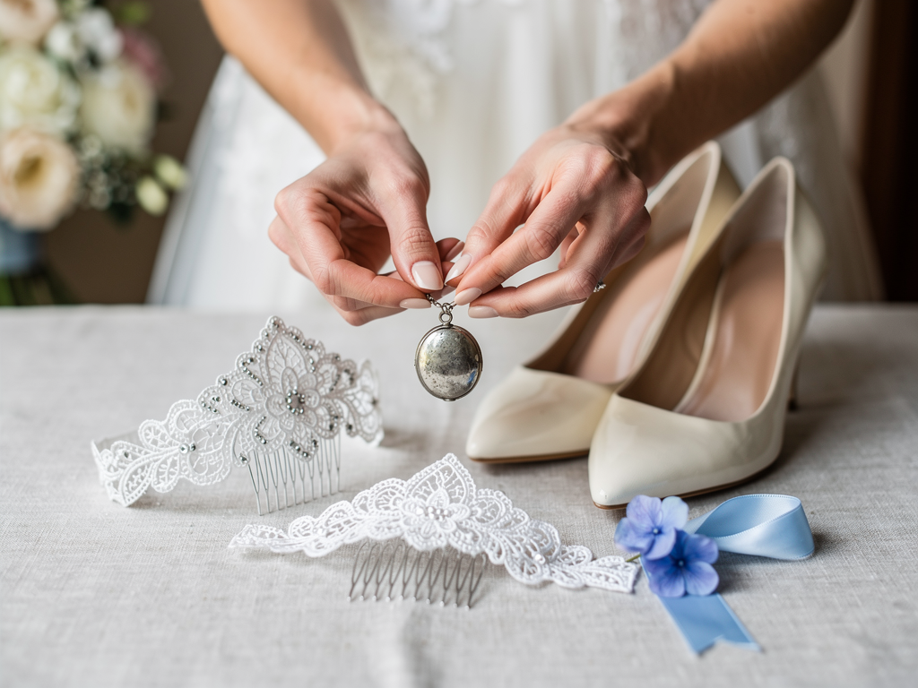 L'origine de la tradition « vieux, neuf, emprunté, bleu » – quelque chose de bleu mariage